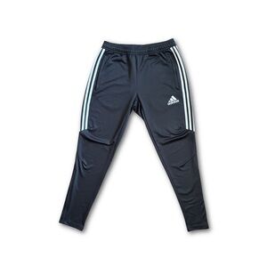 Adidas Athletic Jogging Pants Men’s Medium Black 3 Stripe Sweatpants